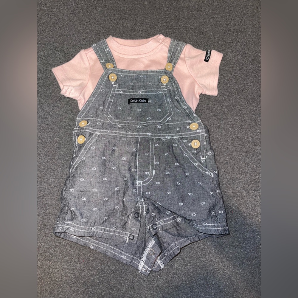 Calvin Klein baby coverall set